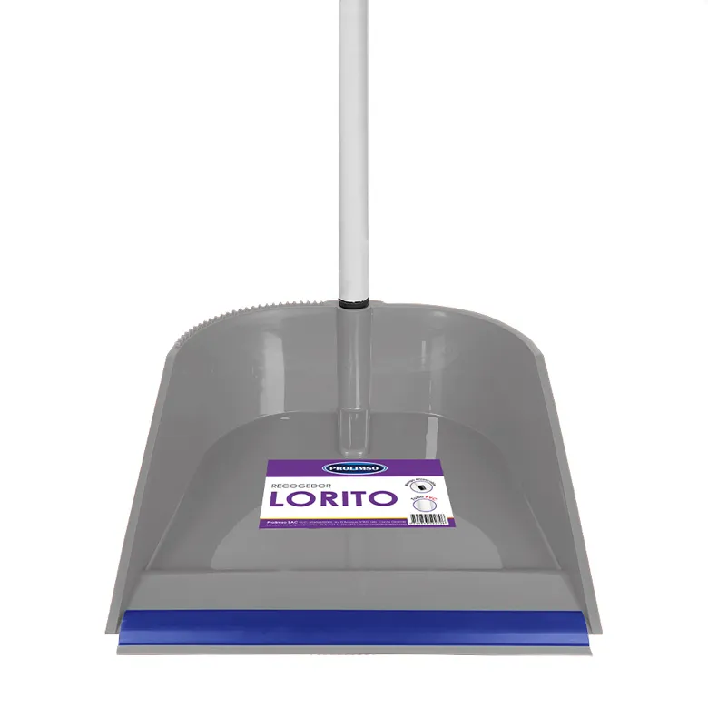 REC006 RECOGEDOR LORITO CON FILETE GOMA GRIS.webp