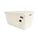 CY5001 CANASTA DE PLASTICO TIPO YUTE #50 BEIGE.webp