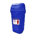 PTV90L PAPELERA TAPA VAIVEN 90LT AZUL.webp