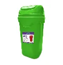 PTV90L PAPELERA TAPA VAIVEN 90LT VERDE.webp