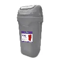 PTV90L PAPELERA TAPA VAIVEN 90LT GRIS.webp