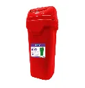 PTV60L PAPELERA TAPA VAIVEN 60LT ROJO.webp