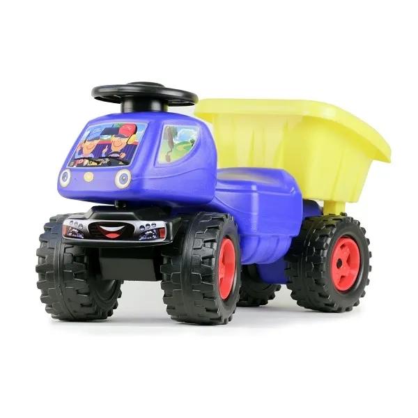 CAMIONCITO MONTABLE BAMBAM, CON SONIDO, PARA NIÑO, 4 RUEDAS RESISTENTES.
