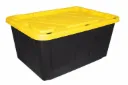 CAJA DE 102LTS USO PESADO, HOME PRO, CAJA NEGRA, CON TAPADERA AMARILLA, VARIOS COLORES DISPONIBLES, NO SE PUEDE ELEGIR COLORES.