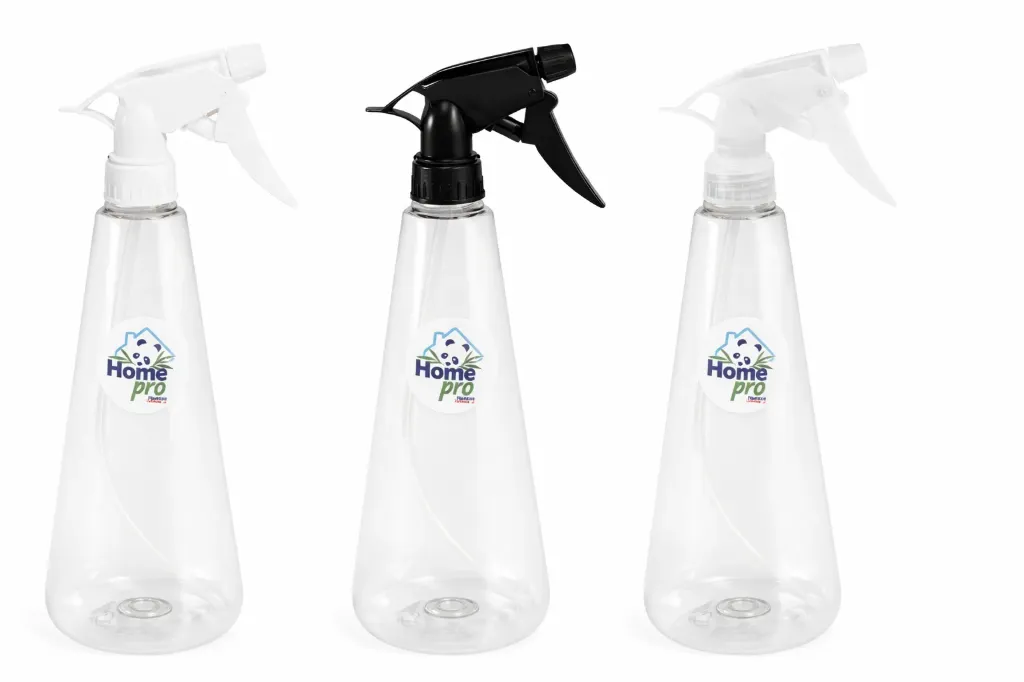 [4076] BOTELLA 550 ML ATOMIZADOR, HOME PRO, TRANPARENTE, COLORES SURTIDOS, NO SE PUEDE ELEGIR COLOR