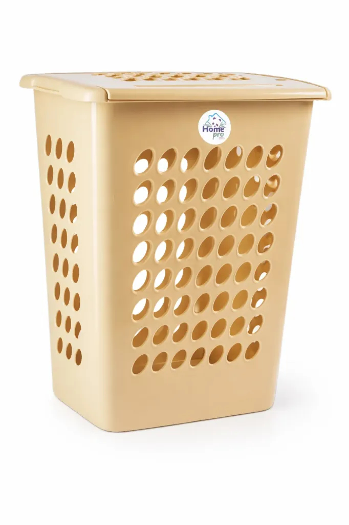 [11079] CANASTA ROPA CON TAPA DELUX 80 LTS F/8 U.