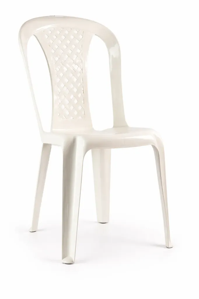 [11058-7] SILLA SIN BRAZO, HOME PRO, COLOR BLANCO.