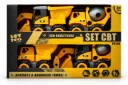 SET CBT X4 INCLUYE 4 CAMIONCITOS ARMABLES BOY TOYS F/12 UN