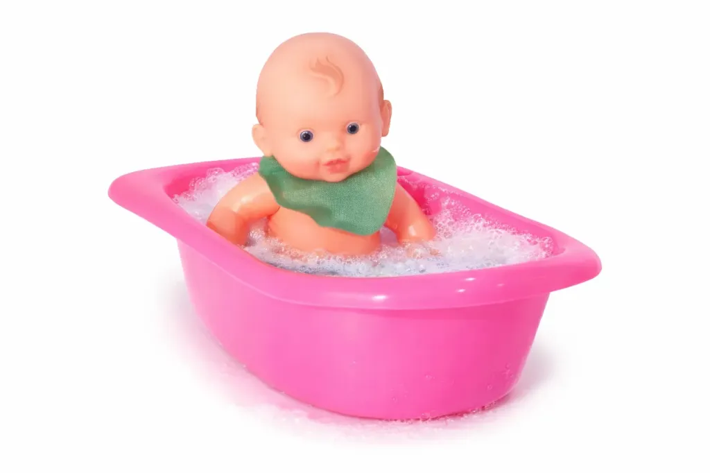 BAÑERA CON MUÑECO BOY TOYS.