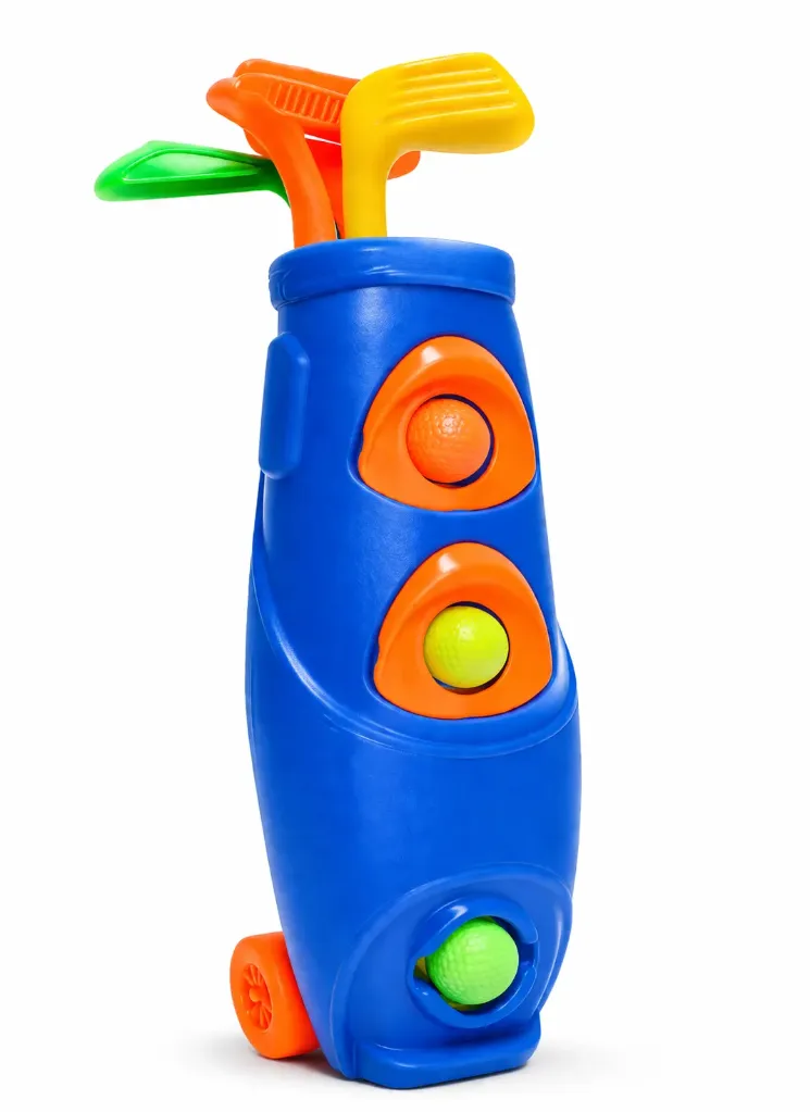MI EQUIPO DE GOLF NIÑO INCLUYE 3 PALOS Y DOS PELOTAS BOY TOYS F/5 U.