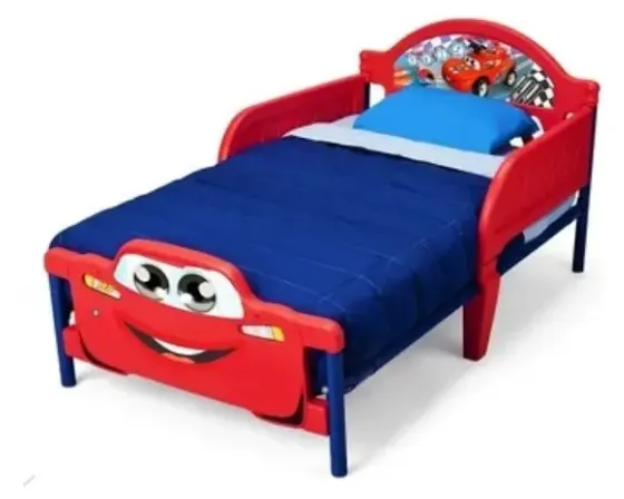 CAMA NIÑO, BOY TOYS, INCLUYE COLCHÓN DE 2" DE GROSOR CON FUNDA LAVABLE, DISEÑO DE CARRO, VARIOS COLORES DISPONIBLES.