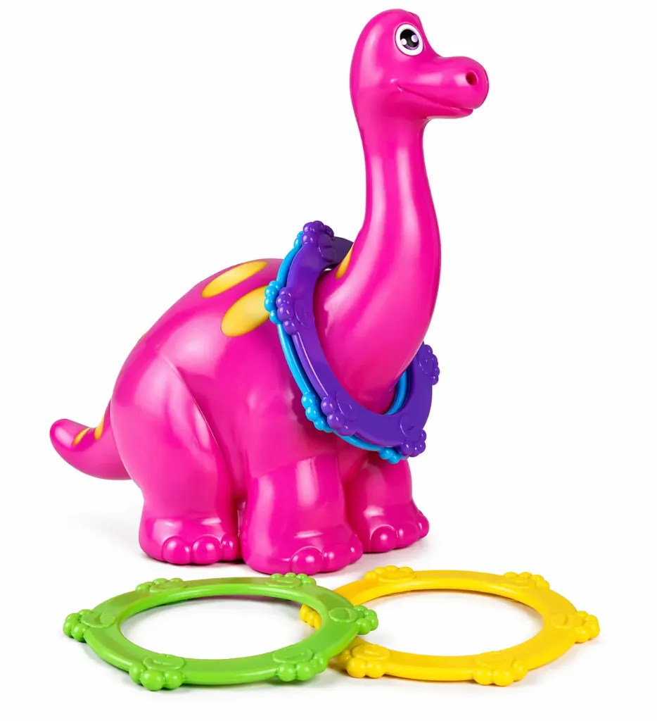 [PF3028-2] DINOSAURIO AROS NIÑA, BOY TOYS, INCLUYE 4 AROS. F/20 U