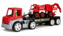 MINI MULA NIÑERA RESCATE, INCLUYE 2 CARRITOS, PILOTO Y HERRAMIENTA BOY TOYS, F/8 U.