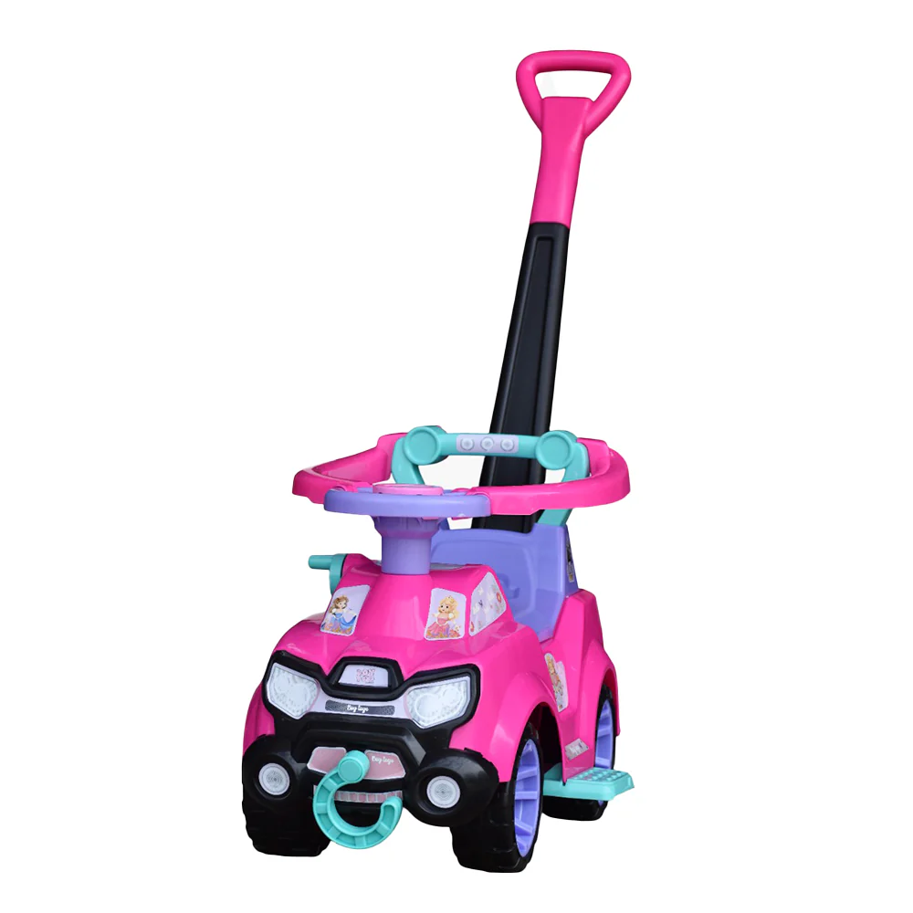 PASEADOR CAMPER TOYS NIÑA, BOY TOYS, INCLUYE SONIDO, 3 EN 1 PASEADOR, CAMINADOR Y MONTABLE, INCLUYE CUERDA DE REMOLQUE, VARIOS COLORES DISPONIBLES.