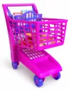 CARRITO CON MERCADO, INCLUYE ACCESORIOS, CAJA INDIVIDUAL.