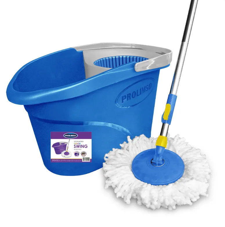 SET SWING COLORS (BALDE ESCURRIDOR + TRAPEADOR + MOPA) PROLIMSO