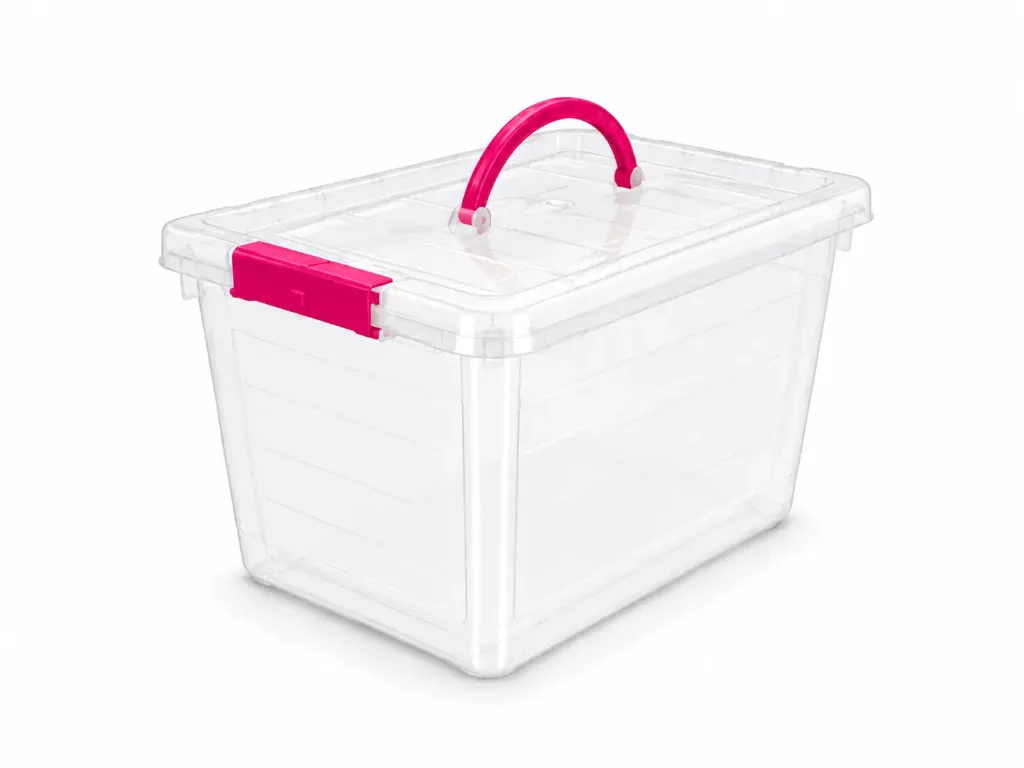 [11062-11] CAJA ORGANIZADORA AERO 10 LTS - NATURAL (CLEAR) SURTIDO TPT F/12 U.